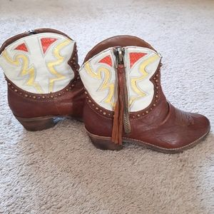 Sam Edelman Western Ankle Boots